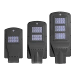 Lamoadaire solaier ip65 20w 30w 60w 300w 400w all in one integrated solar led street light poles for street lighting