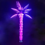 LED coconut tree lights led palm across street light holiday,lighted holiday trees,outdoor street pole lights holiday decoration