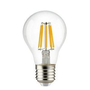Led filament bulb 4W 6W 8W E27 B22 dimmable led bulb CE approved