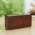 Import LED  gift wooden clock with three sets of alarm clocks from China