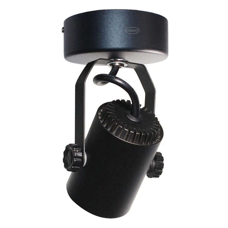 LEDEAST TWC E27 Surface Mounted Lamp Holder Ceiling Light Fixture E26 Socket Base Track Head Bracket for PAR20 PAR30 PAR38 Metal