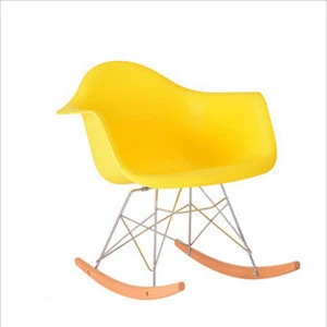Leisure cheap plastic rocking chair
