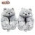 Import light bear  new colors arrival teddy bear slippers soft fur teddy bear slipper from China