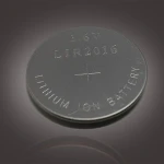 LIR2016 3.6V 18mAh Lithium ion coin cell battery