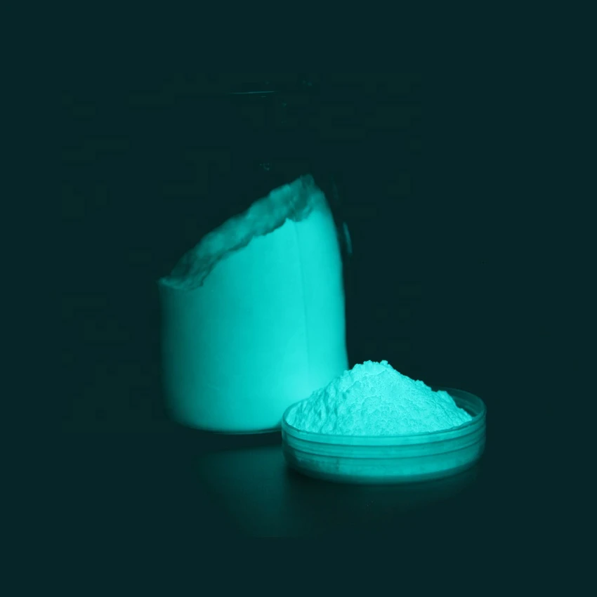 Long lasting glow powder pigment china glow in the dark pigment factory faster light absorbing blue fluorescent powder