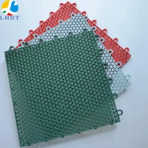 low cost install indoor/outdoor portable polypropylene material mini tennis badminton basketball court sports flooring