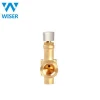 Low pressure needle valve for cylinder