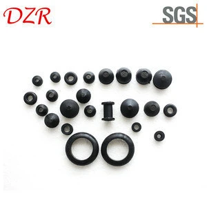 Low price eyelet nbr/cr/nr/epdm/silicone/viton/fkm rubber grommet 38mm hole
