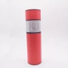 Luxury customized size cylinder cardboard round tube paper red wine packaging box
