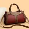 Luxury Designer Multi Layered Womens Handbag 2024 Trendy High Quality Soft Leather Messenger Bag Womens Shoulder Crossbody Bag