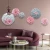 Import Luxury Interior Design Home Decorations DIY 3d Art Hanging Flower Resin Home Wall Decor from China