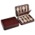 Import Luxury Pu Gift Kids Oem Packaging Customize Storage Book watch Box Organizer Leather case from Christmas Island