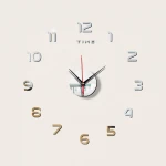 Luxury Wall Sticker Modern Decorate Digital 3d Diy Wall Clocks