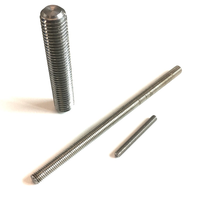 m6 threaded rod stainless steel a193 b8 a194 8 stud bolt and nut