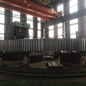 Machining Casting Steel Rotary Kiln Double Helical Customized Wheel Tooth Involute Internal Spline Large Gear For Concrete Mixer
