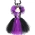 Import Maleficent witch costumes European American child Halloween dresses girl mesh princess dress from China