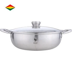 Mandarin duck hot pot with cover and thickened Qing Dynasty commercial electromagnetic furnace basin