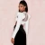 Import Manqi Clothing Top Women Sexy Long Sleeve Turtleneck Women Crop Tops Casual Blouses 2020 Blouse White Shirt Lace Patchwork from China