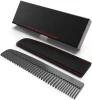 mans gift characteristic hair beard styling matt black metal comb