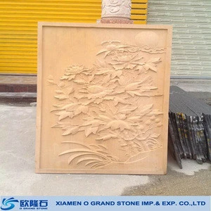 Marble Embossment Stone Relief Hall Decorative Stone Wall Relief
