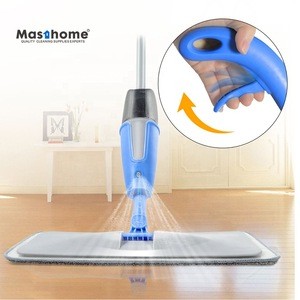 Masthome House Floor Cleaning Microfiber Flat Mop Sweeper Dry and Wet Water Spray Mop