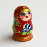 Matryoshka thimble, wooden wouvenir thimbles, handpainted sewing thimble, mix, AN1