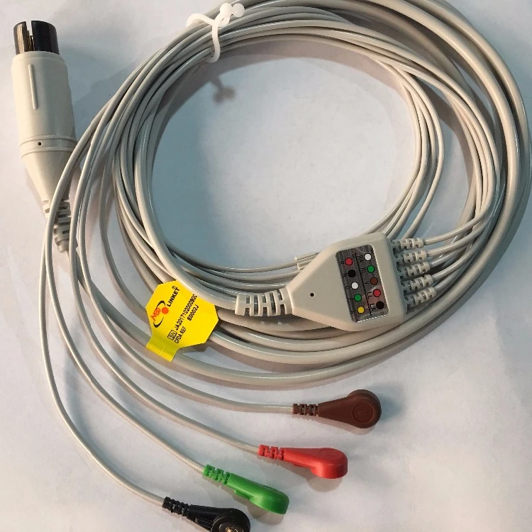 Medical Accessories: 5-lead ECG cable for Patient Monitor