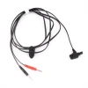 Medical physical therapy tens electrode wire,medical cable with 2 snaps