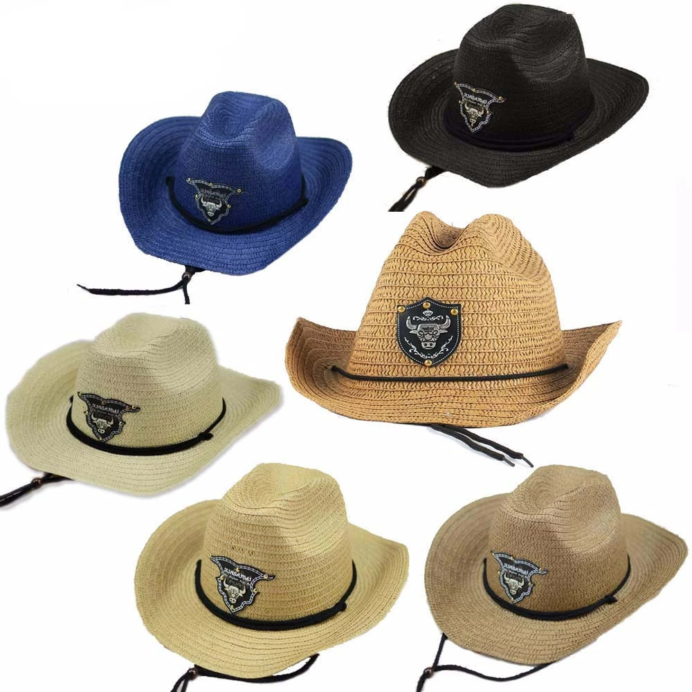 men cheap hat mexican sombrero straw cowboy hats