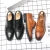 Import Men Genuine Leather Shoes Lace Up Point Toe Business Use Men Leather Formal Shoes from China