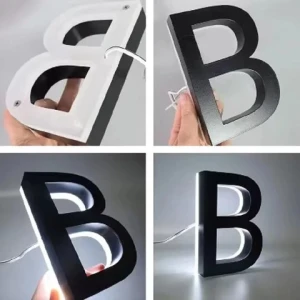 Metal 3D Led House Numbers for house Light Outdoor Waterproof Home Hotel Door Plates Stainless Steel Letter Sign Address Number