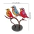 Import Metal bird table art home room art decoration double sided metal stained birds on branch desktop ornaments from China