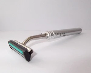 Metal Handle Double-deck Blade Shaving Razor