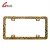 Import metal license frame America USA Auto Car and motorcycle number Plate Frame name license plate frame customized advertised from China