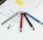 metal touch stylus pen for All Capacitive Touch Screen Smartphones,Tablets PC With Gift Box-Black&Silver