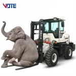 mini diesel manual 4x4 telescopic 3 ton 7 ton forklift attachment truck spare hydraulic parts Off Road Forklift