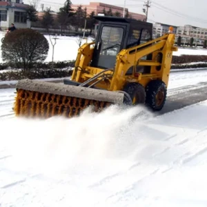 Mini Skid Loader Angle Sweeper Municipal Highway Sweeper