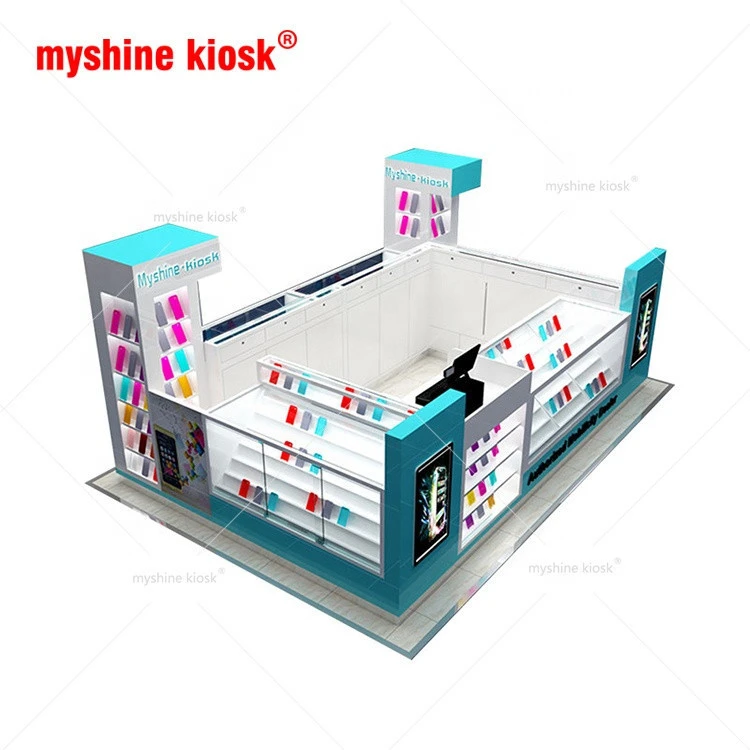 Mobile Cell Phone Kiosk Good Quality Mobile Phone Repair Kiosk 3D Cell Phone Accessory Kiosk Design In Mall