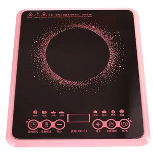 Model T-3,2000W  single burner black crystal plate desktop Electric Induction Cooker/touch control  induction cooker