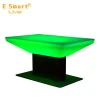 modern bar table sets/bar table furniture/luminous PE plastic furniture led bar table and chair