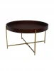 Modern center table Nesting Table Wooden Top Custom Size Handcrafted Metal Legs Factory Made Coffee Tables