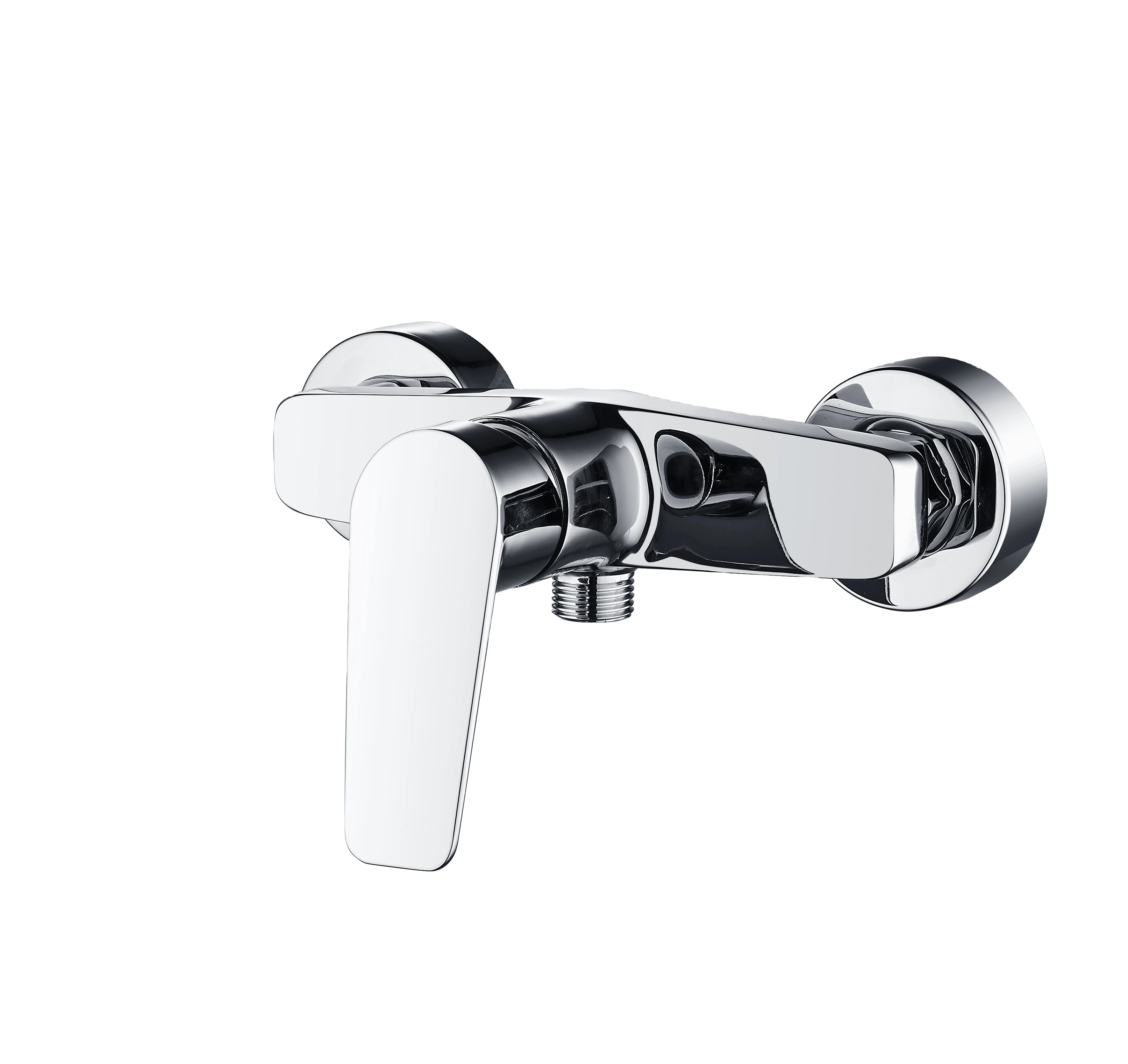 Modern Design Chrome Hot And Cold Water Shower Brass Water Wall Mounted Bath Faucet Mixer