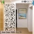 Import Modern fashion carved pvc folding screen room divider from China