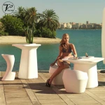 Modern fiberglass moma series outdoor low table  for garden hotel