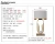 Import Modern LED table lamp reading light luxury for bedroom decoration from China
