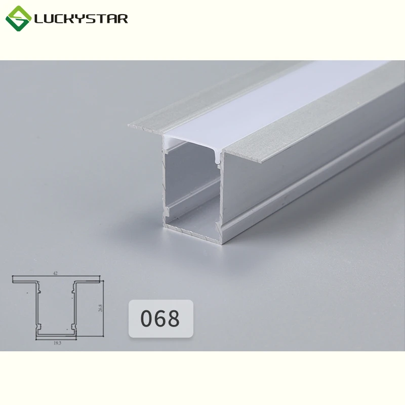 Modern Linear Light  Led  Aluminium Profiles Extrusion Recessed Ceiling Line light