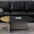 Import Modern Nordic Style Design Oval Gold And Black Living Room Coffee Table Spliced Metal Concrete Luxury Coffee Table from China