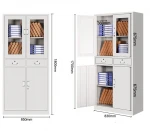 Modern simple steel office filing cabinet and metal storage cabinet
