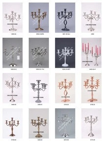 Modern Style Table Top Candelabra / Candle Stand / Candle Holder 5 Arms 44 CM #ZMC6552