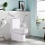 Import Modern western sanitary wares toilet one piece toilet commode white ceramic wc bathroom toilets from China